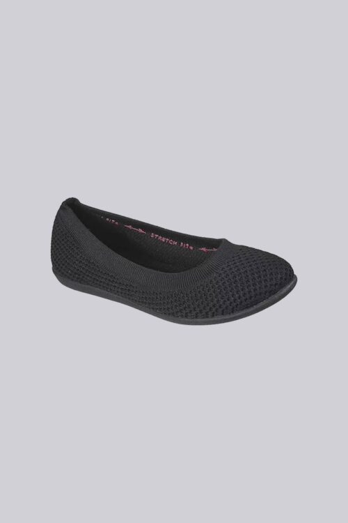 Skechers-Ladies-Cleo-Sport-Ballet-Flat-shoe-black